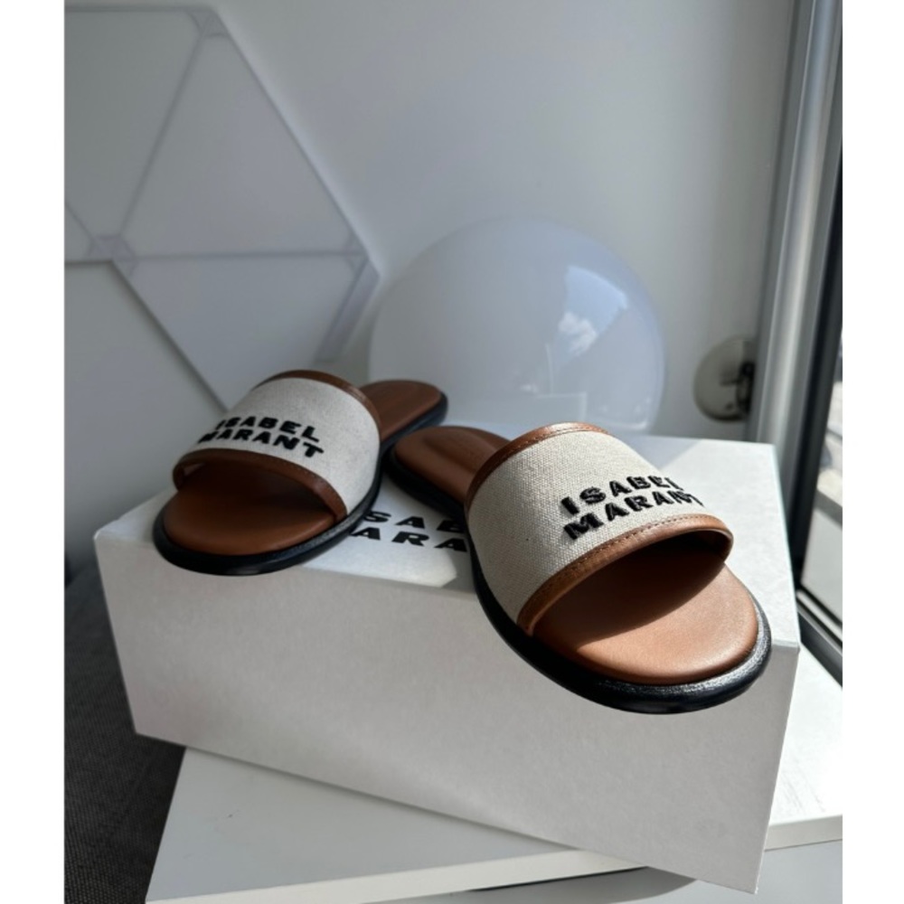 BRAND NEW Isabel Marant Vikee Cotton Logo Sandals